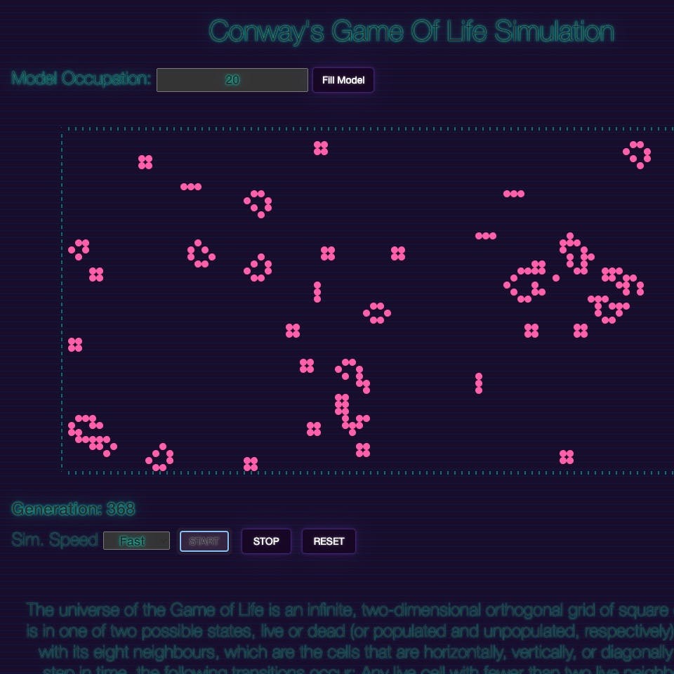 John Conway's Game of Life - Local